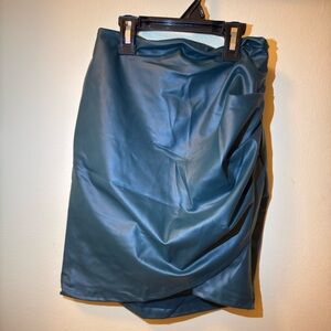 Chic Teal Pencil Skirt for Women